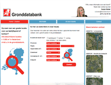 Tablet Screenshot of gronddatabank.nl